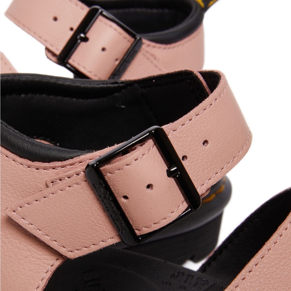 Doc Dr. Martens Blaire Flatform Pink Leather Sandals Women's Size 8 39 NEW - Picture 13 of 16